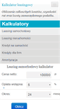 Mobile Screenshot of leasingkalkulator.net